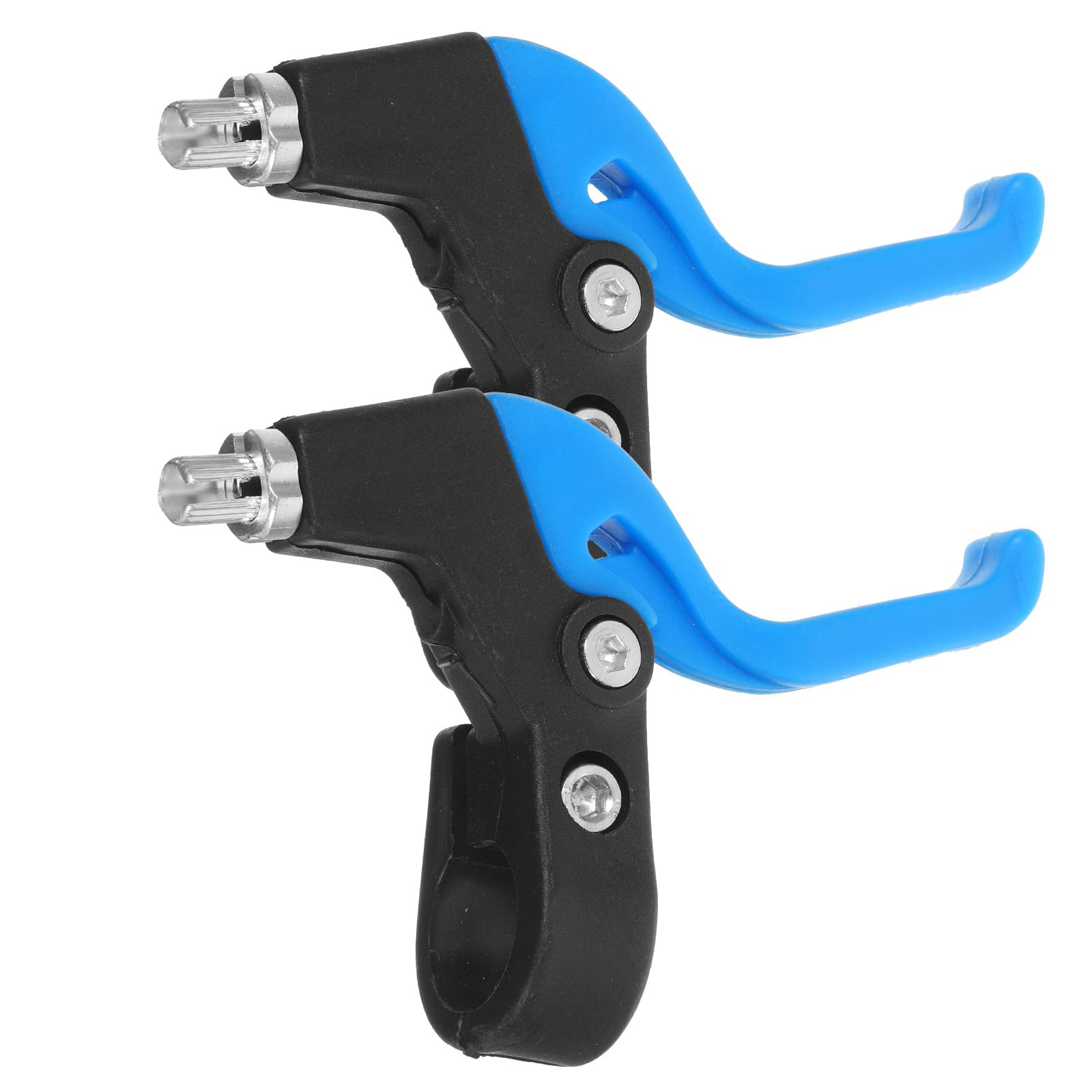 TOYANDONA 1 Pair Kids Bike Brake Levers: Plastic Children's Bicycle Brake Handles, Easy to Install & Adjust, Universal Fit for Kids Balance, Mountain & Folding Bikes(Blue)