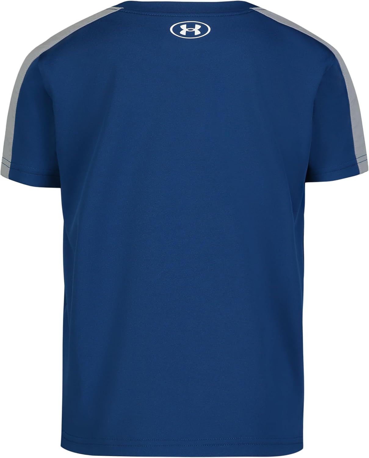 Under Armour Boys' Short Sleeve Wordmark Graphic T-Shirt, Lightweight & Breathable, Relaxed Fit, Blue Retro, 3T - Image 2