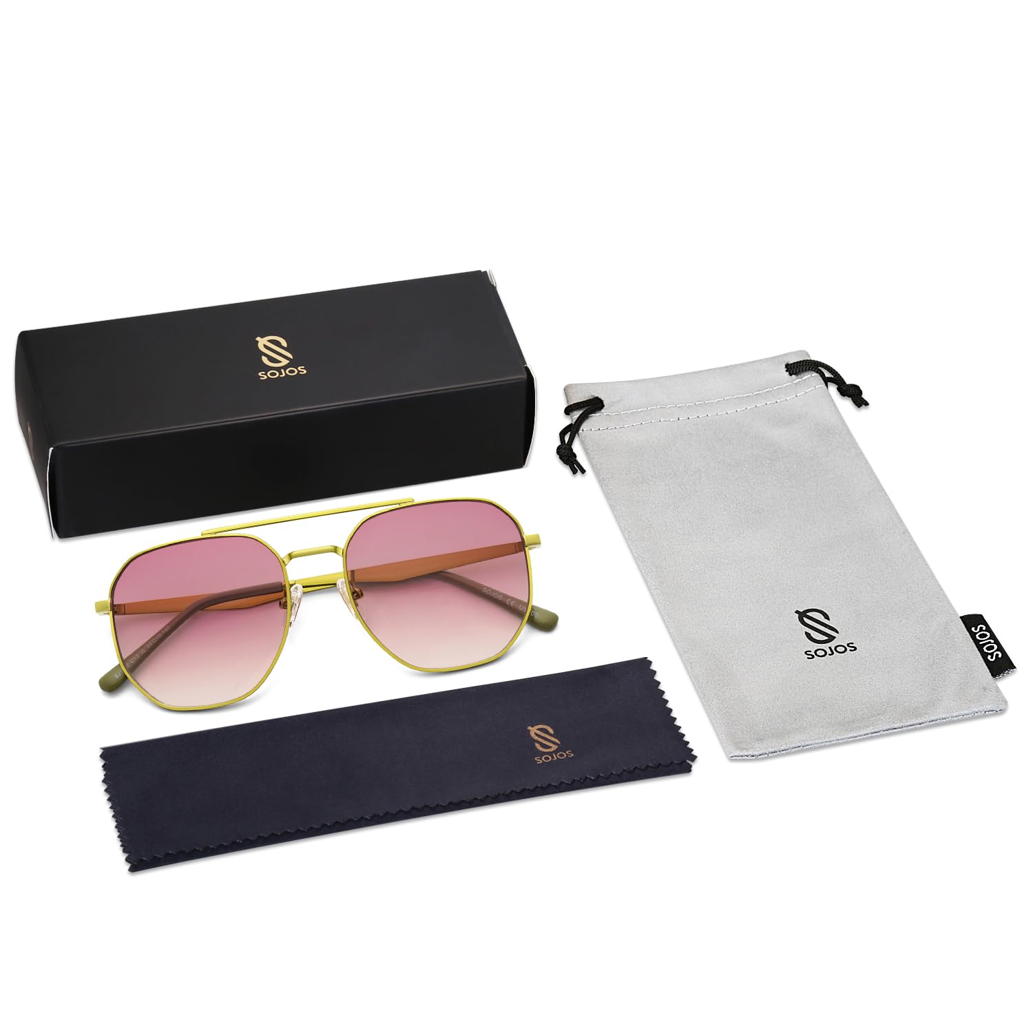 SOJOS Óculos de sol aviador quadrado retrô clássico para mulheres e homens, armação hexagonal, lentes UV400 SJ1222 em promoção! Veja a oferta e mais achadinhos de Óculos de sol 9 Hoje é o melhor dia para comprar SOJOS Óculos de sol aviador quadrado retrô clássico para mulheres e homens, armação hexagonal, lentes UV400 SJ1222 com aquele preço maroto! Promoção! Aproveite a oferta! 9