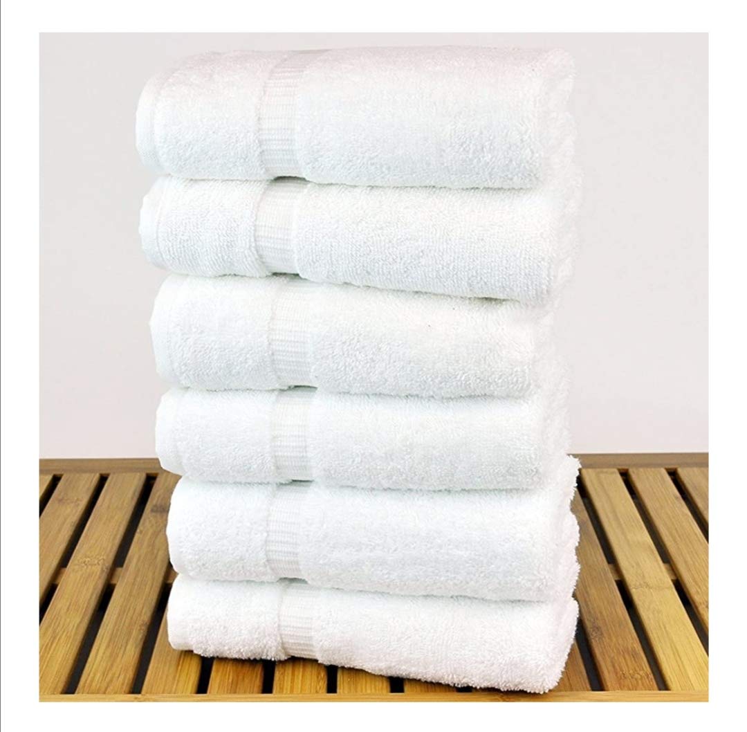 Laser Shield R K Textile 100% Cotton 6 Piece Hand Towel 500 GSM