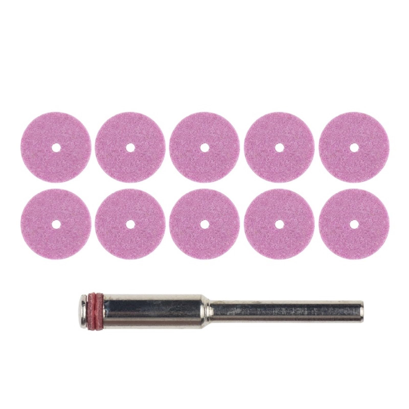 10 Mini Ruedas Abrasivas En Forma De T For Amoladora Neumática Eléctrica(Pink P120,2.35mm shank)