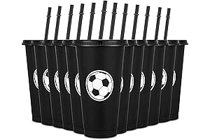 Domensi 12-Piece Plastic Tumbler Set: The Ultimate Soccer Souvenirs