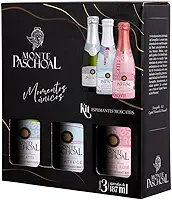 Kit 3 Espumantes Moscateis 187ml - Monte Paschoal