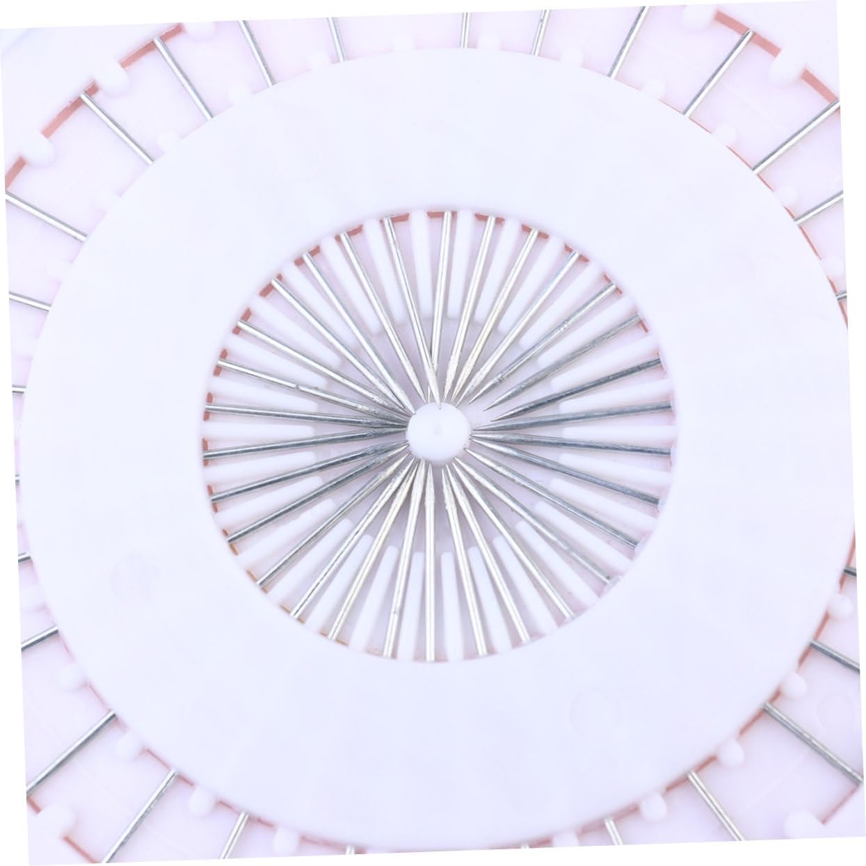 SEWOART 3set Pearl Embroidery Needles Beading Needles for Fabric Embroidered Fabric Sturdy Reusable Pearl Heads Sewing Pins for Maps Storage Box Included