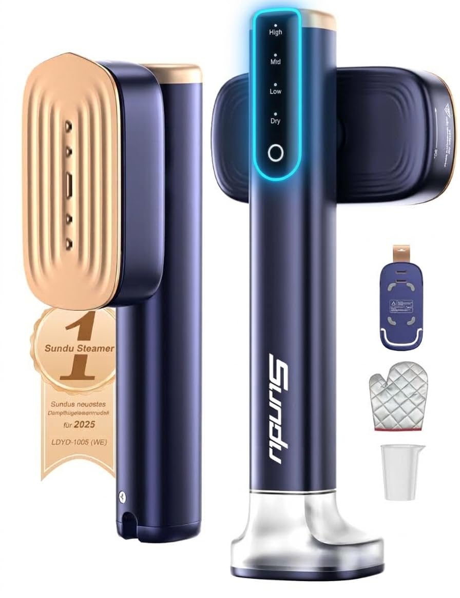Sundu Clothes Steamer, Steamer for Clothes, 2 Water Tanks