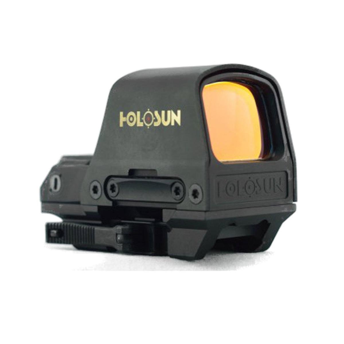 HOLOSUN 510C Multi-Reticle 2 MOA Dot & 65 MOA Circle Open Reflex Sight - Solar FailSafe Shake-Awake, 12 Settings - Red/Green Dot (Red)
