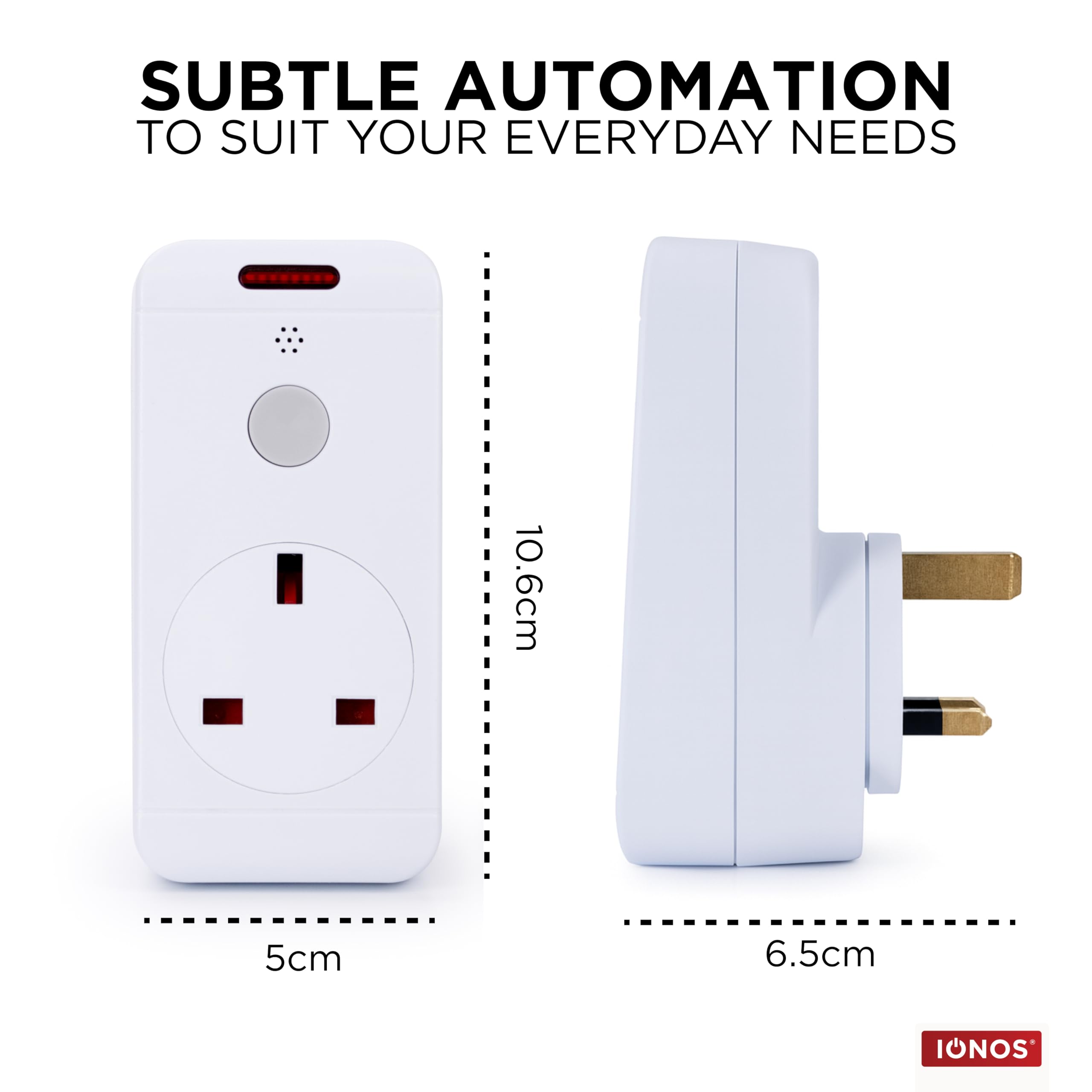 STATUS IONOS Remote Control Socket, White, Pack of 1 - IONOS - Image 3