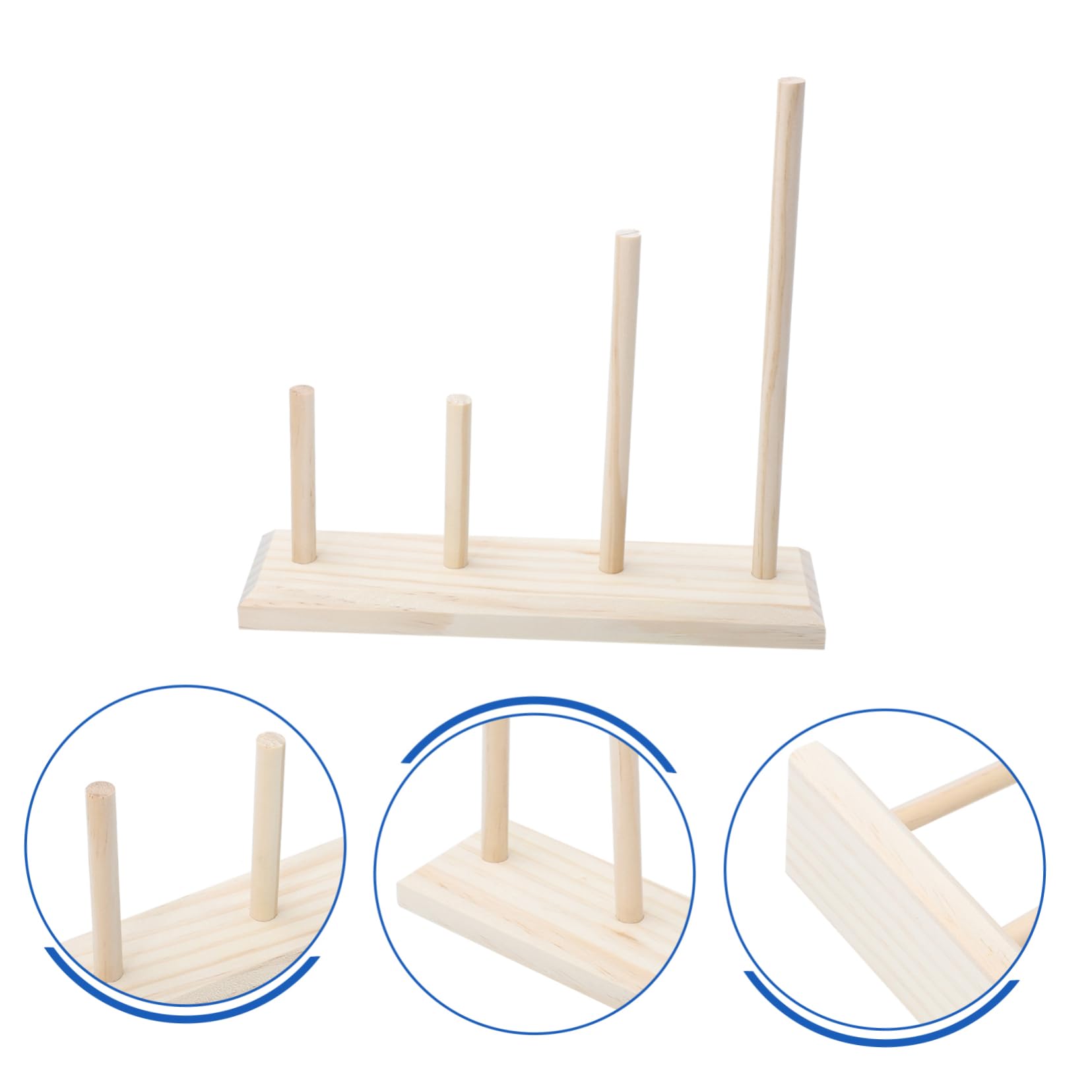 OATIPHO 1Pc Hair Tie Display Rack Band Organizer Stand for Hair Accessories Elegant Design and Ties Storage