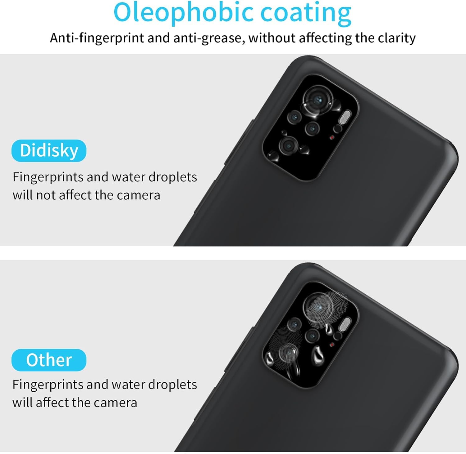 Didisky Display-Schutzfolie Für Xiaomi Redmi Note 10S – 2 Stück, 9H Hartglas, Fingerabdruck-entsperrbar
