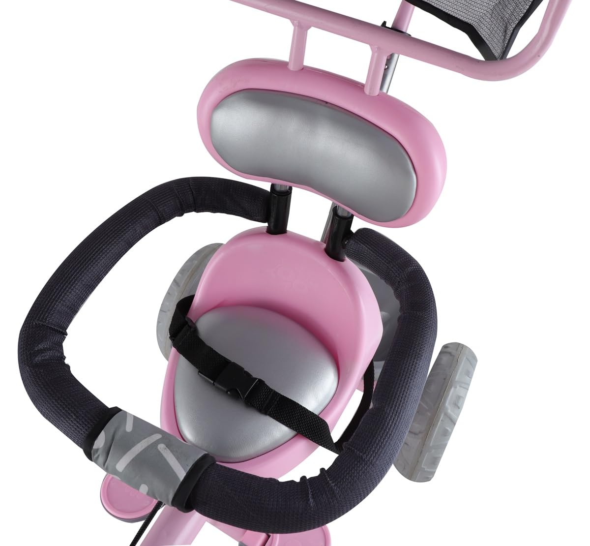 Toyzoy Cotton Candy Pro Max Kids|Baby Trike|Tricycle with Cushioned Seat & Storage Basket for Kids|Boys|Girls Age Group 2+ Years (Pink) 4