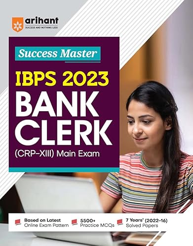 Arihant Success Master IBPS Bank Clerk Main Exam 2023