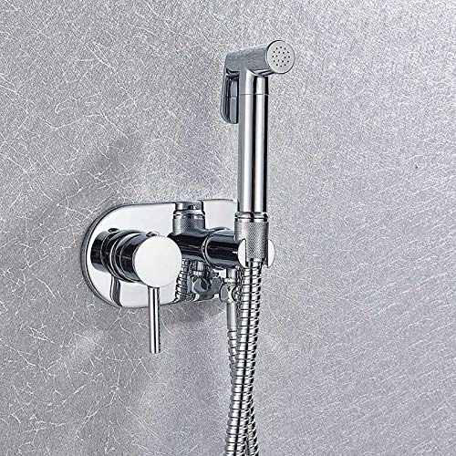 Pulvérisateur de bidet à main haut de gamme en chrome brillant - 3