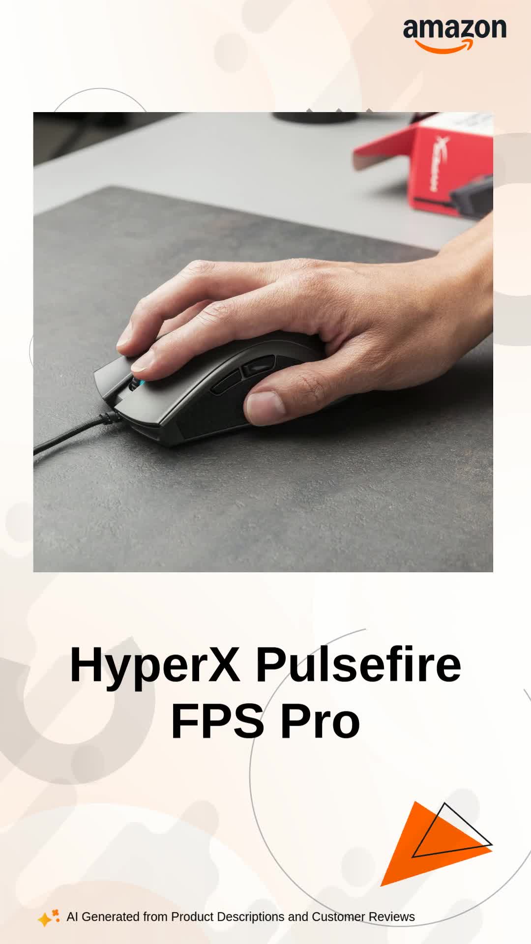 HyperX Pulsefire FPS Pro USB Gaming Mouse