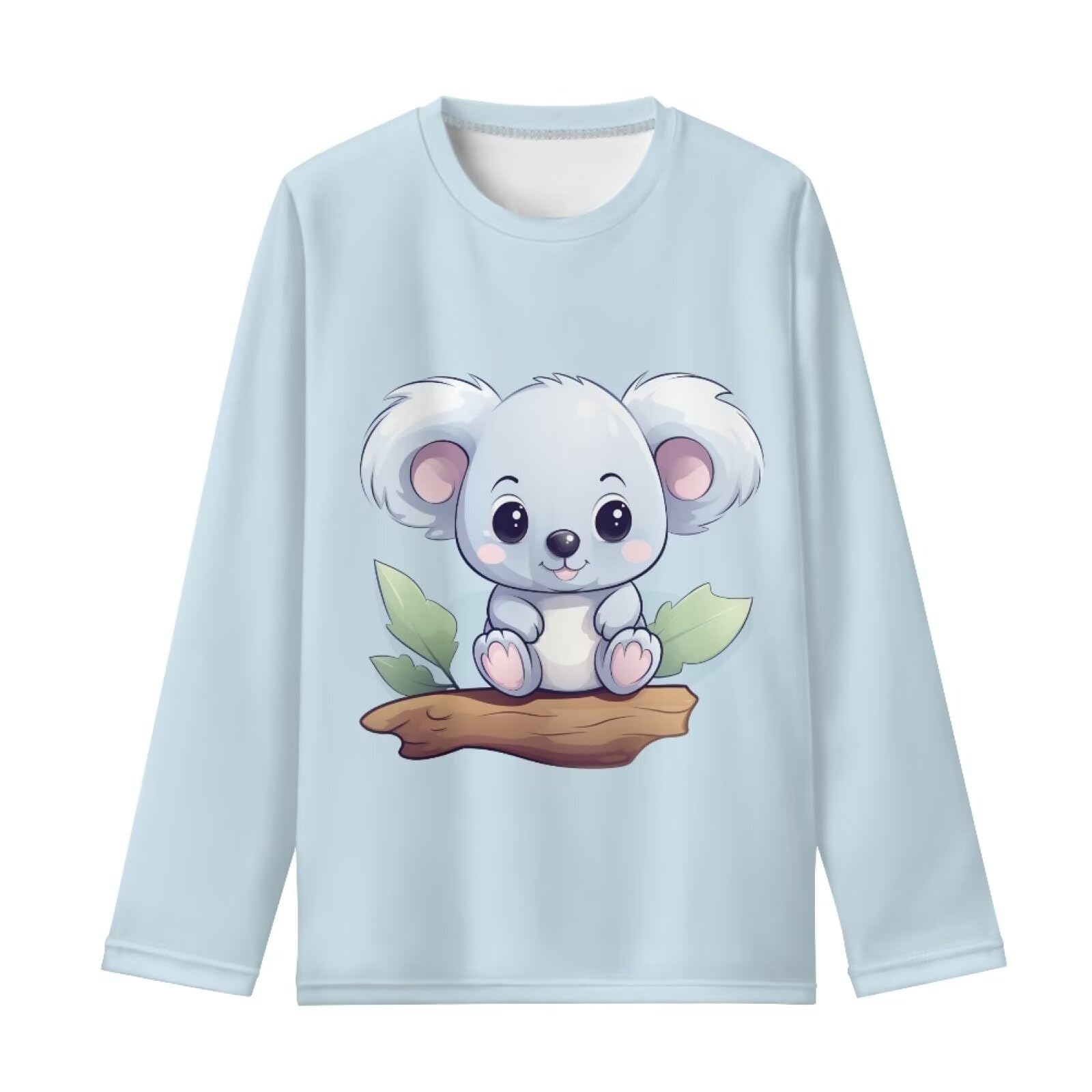 Girls Long Sleeve Shirt with Cute Graphic Casual Pullover Tops 3-16Y