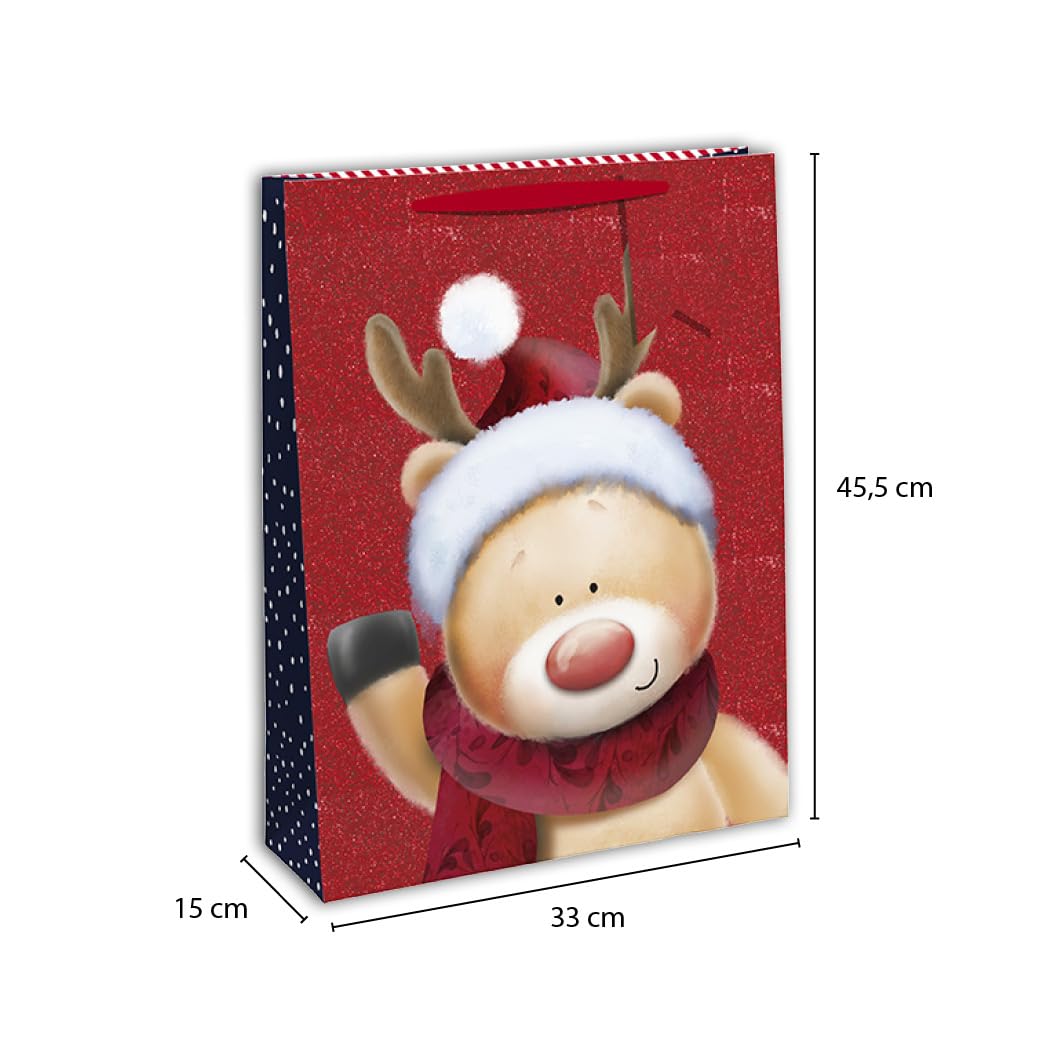 Clairefontaine X-31226-1WCpack 12 Geschenktüten Excellia 33x15x45,5cm Xmas