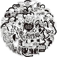 100 Uds Terror gótico punk Pegatinas para maleta, monopatín,