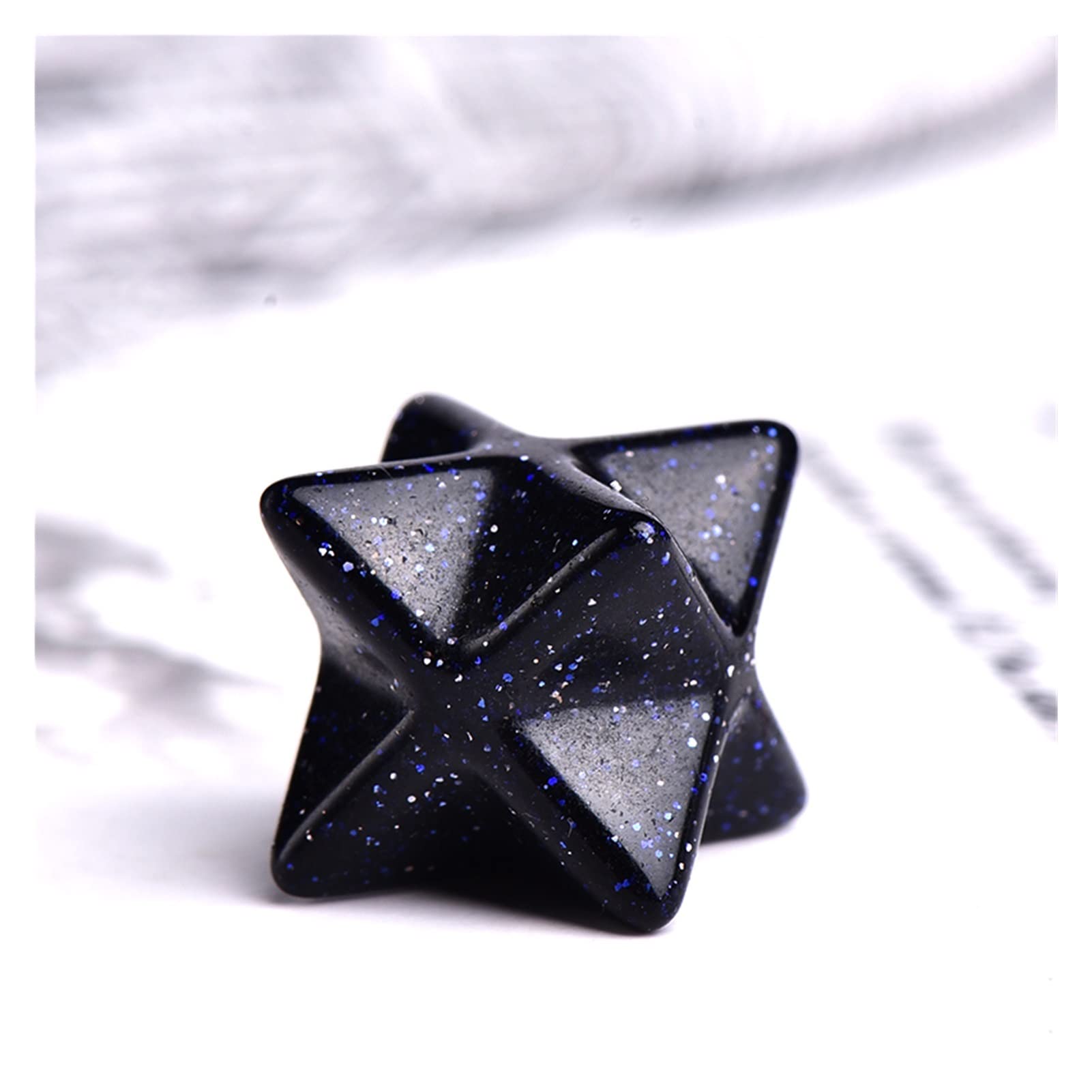 Amazon.co.jp: 風水装飾 1PC 天然水晶 マカバ 原石 魔法の修復