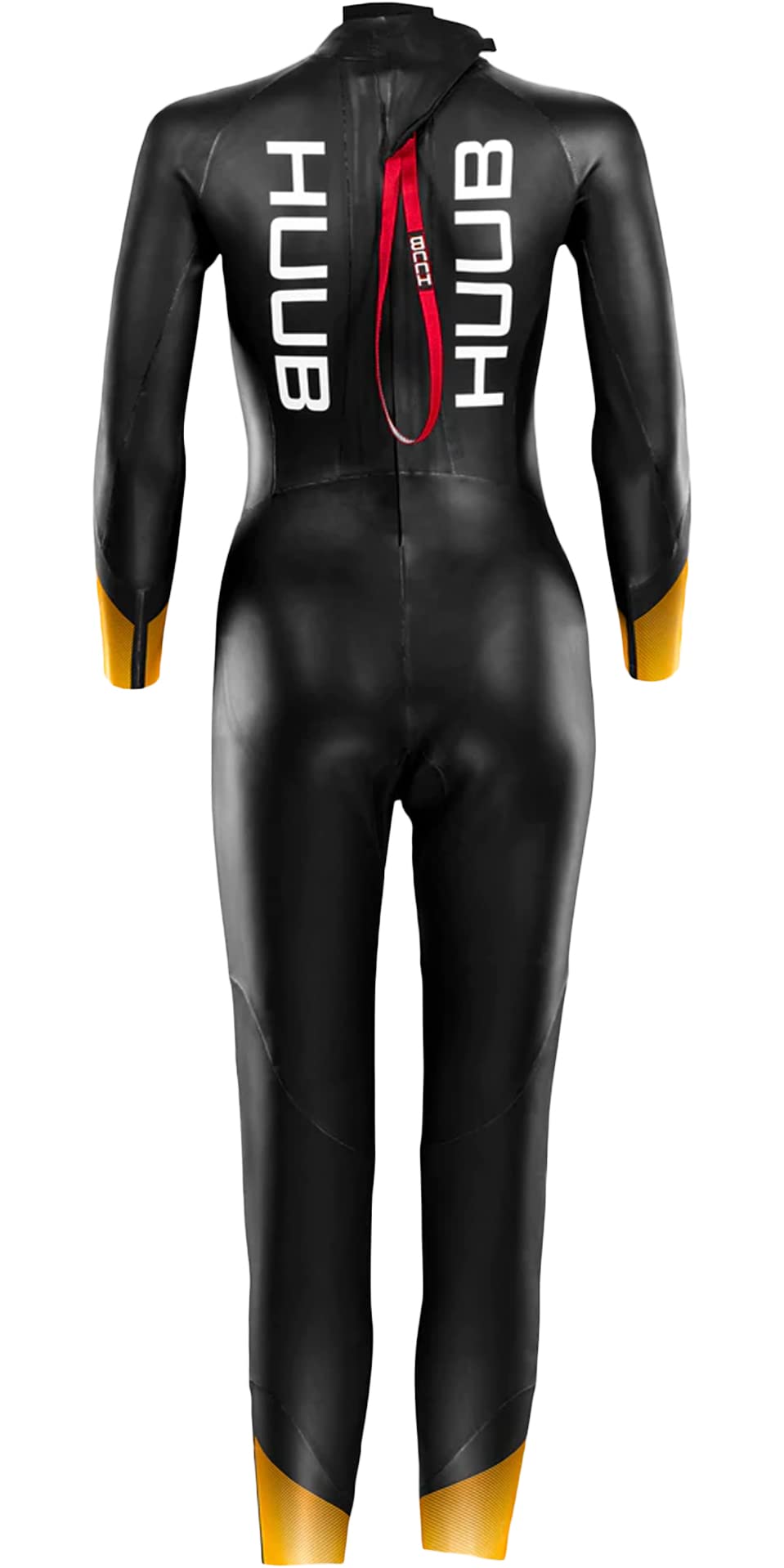 Huub Traje de Neopreno térmico Alta para Mujer - Negro Naranja - Capa térmica de Calor cálido Capas