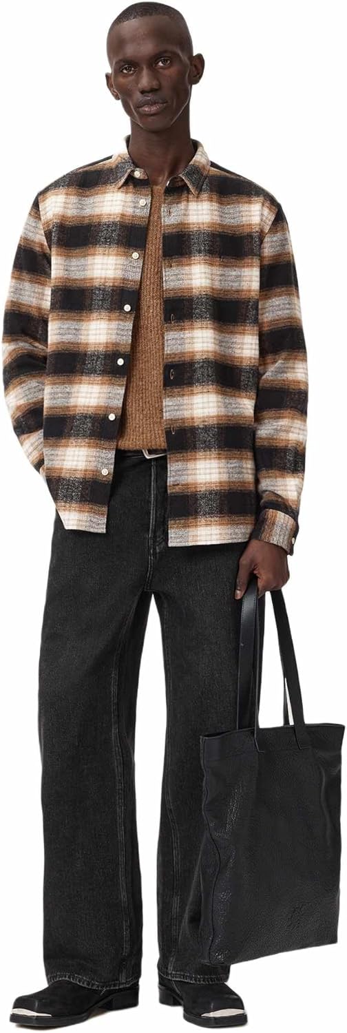 AllSaints Mens Mercy Ls Shirt - Image 6