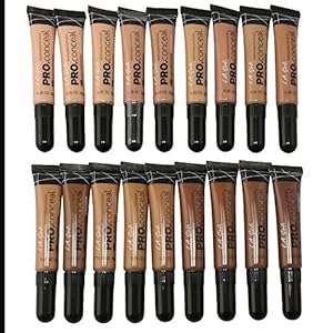 LA-Girl-PC-Pro-Conceal-High-Definition-Concealer-set-of-color-GC971988-All-16-Ounce-Pack-of-18-LAX-GC971-GC988 L.A. Girl PC Pro Conceal High Definition Concealer set of color GC971988, All, 16 Ounce, (Pack of 18) (LAX-GC971-GC988)
