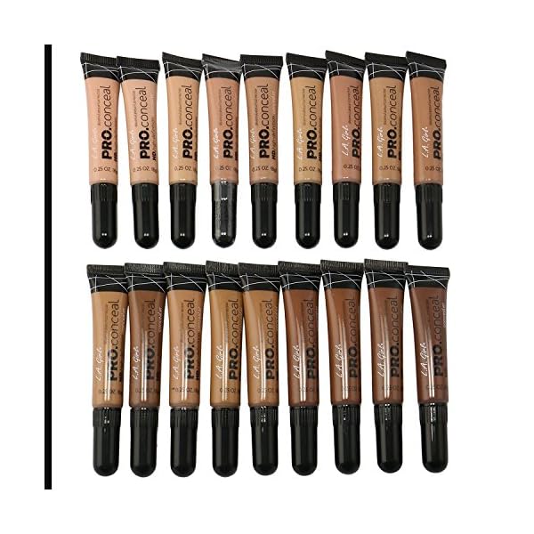 L.A. Girl PC Pro Conceal High Definition Concealer set of color GC971988, All, 16 Ounce, (Pack of 18) (LAX-GC971-GC988)