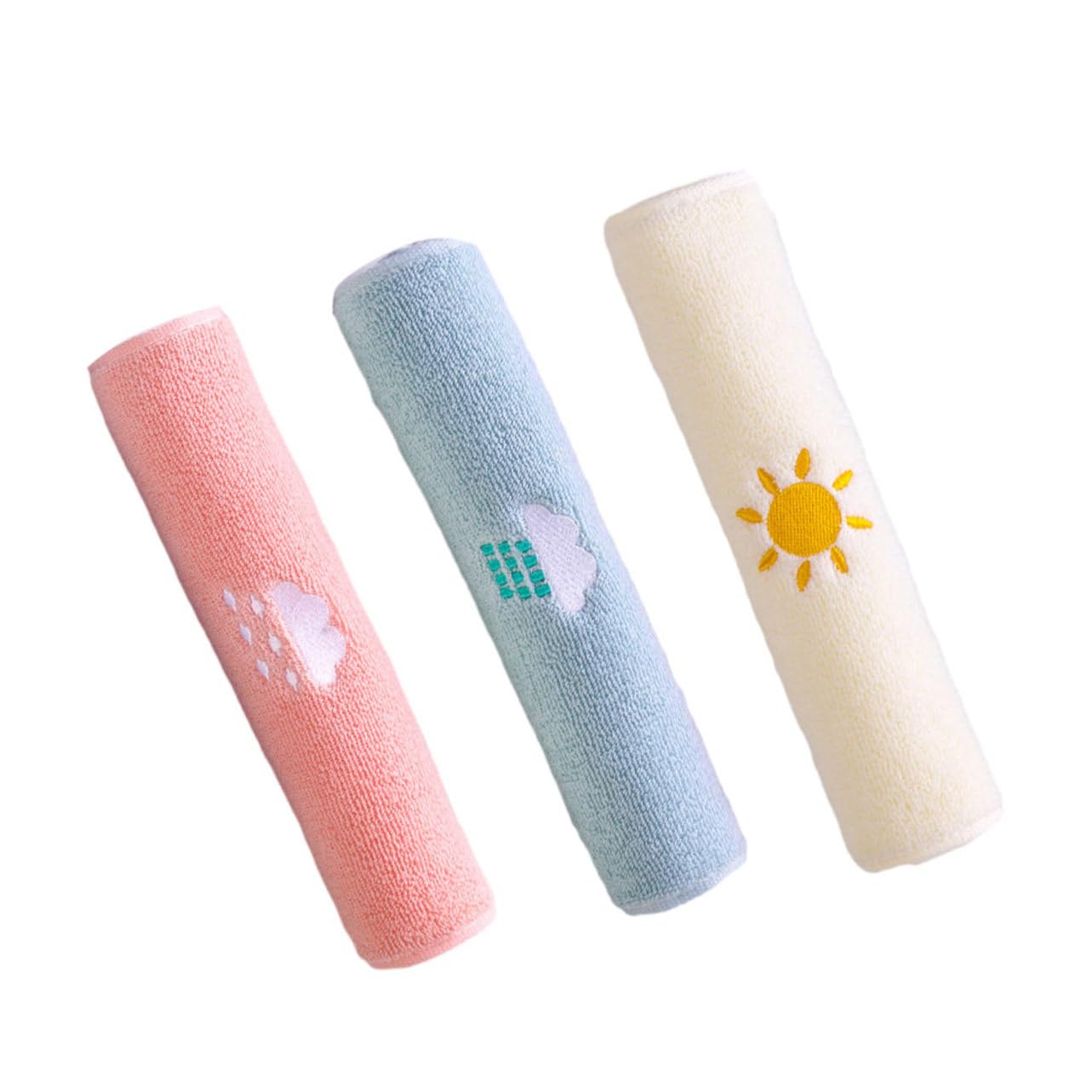 Serviette pour bébé super absorbante en coton doux lot de 3 débarbouillettes