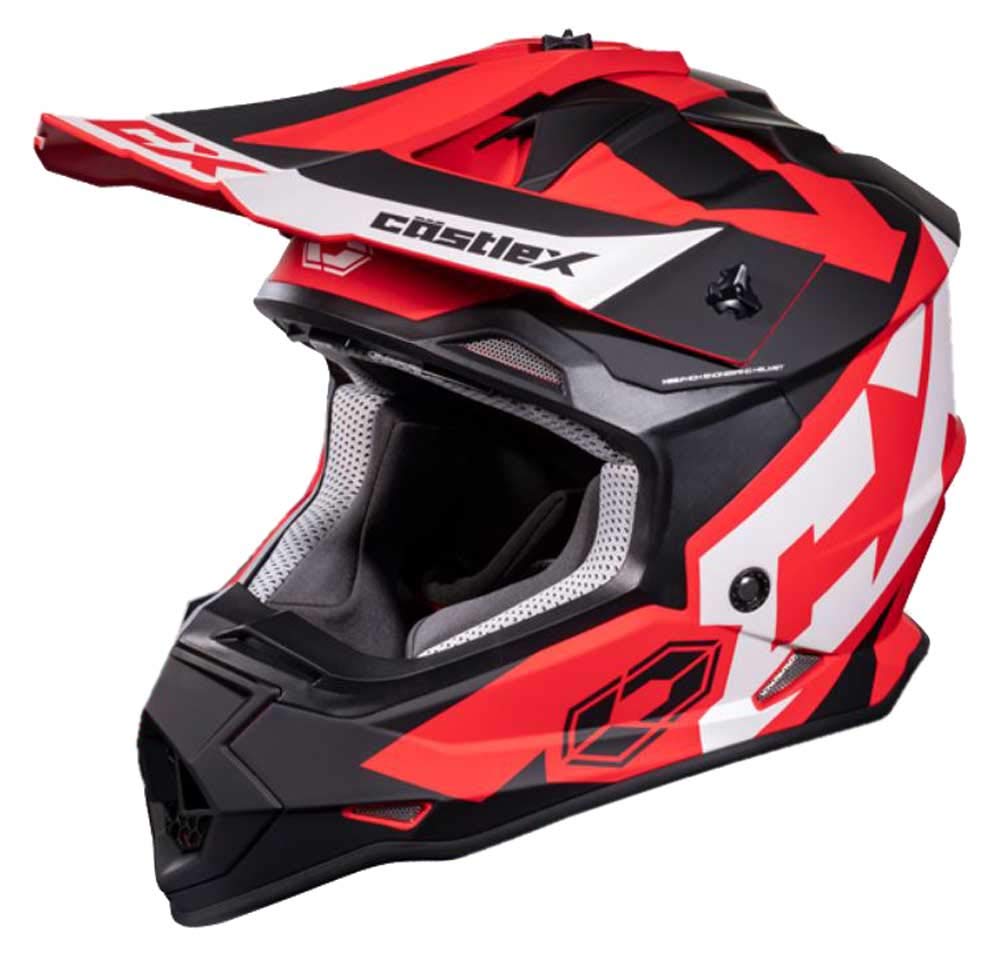 Castle XMode MX Flow Helmet - Matte Red