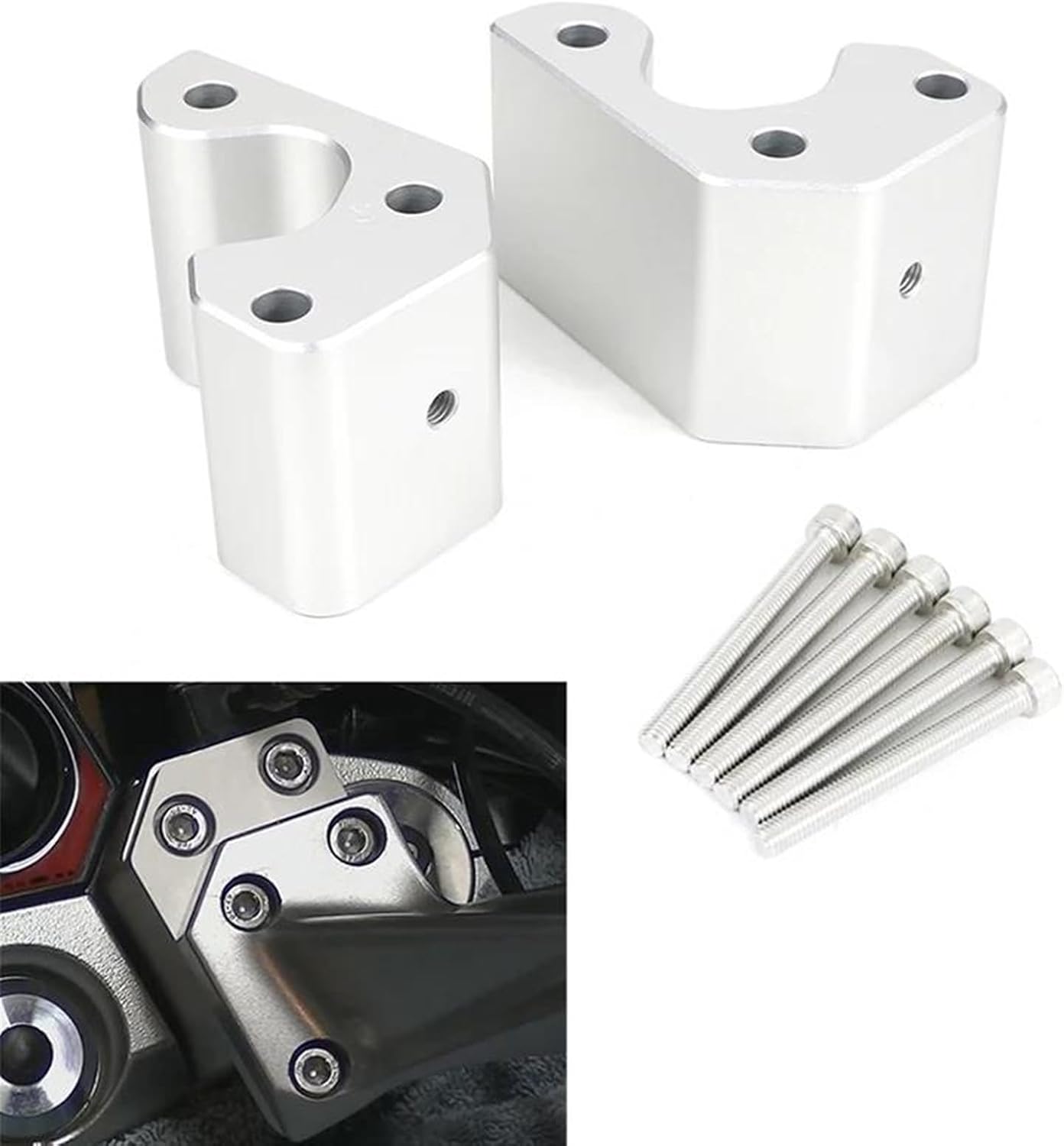 ハンドルバー ライザー に適合するカワサキ コンクール 14