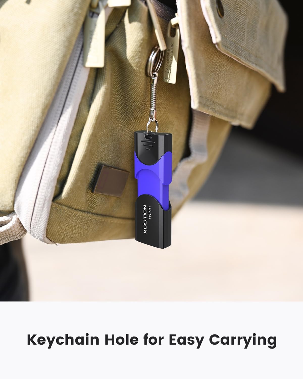 KOOTION 128 GB USB 3.0 Flash Drive Thumb Retractable 128G Zip Drive... - 第 31/39 張圖片
