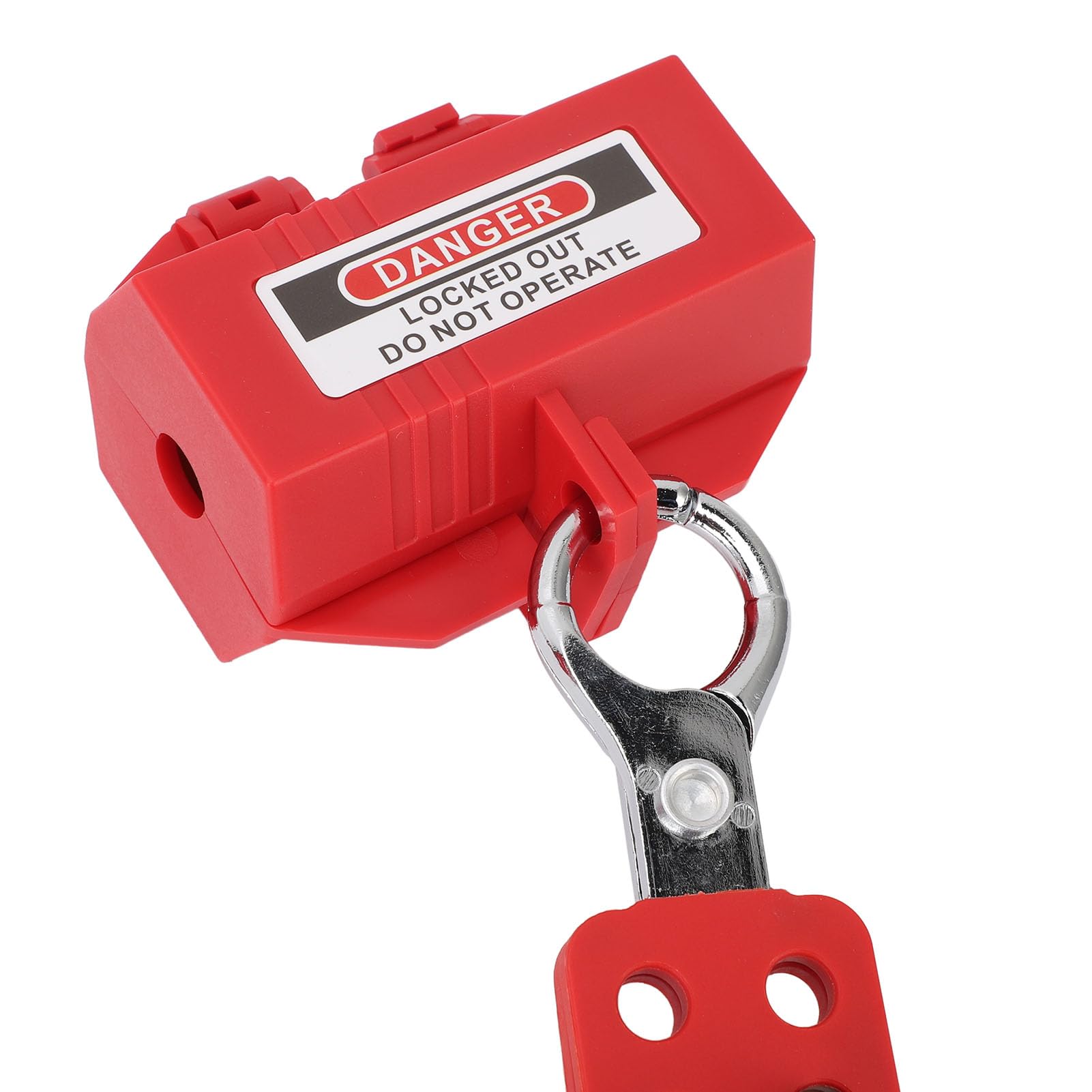 Jeffergarden Kit de Etiquetado de Bloqueo Loto Eléctrico, Bloqueo de Disyuntor con Abrazadera con Brida para Cables y Bolsa de Bolsillo, Seguridad de Interruptor para Electricistas de Mantenimiento