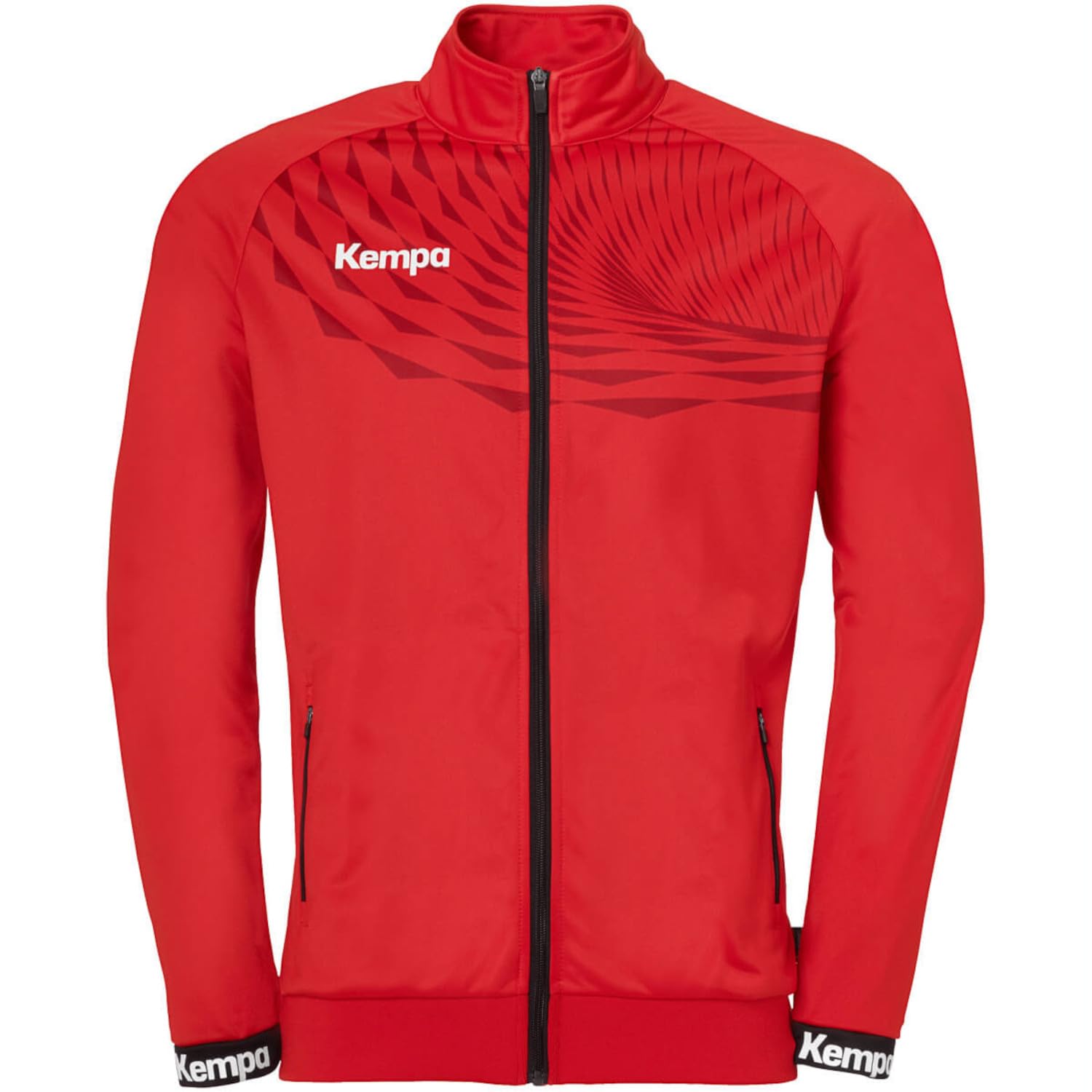 Kempa Herren Wave 26 Poly Boys' Sports Football Training Sweatshirt Sweatjacke, Rot (Red/Chilli Red), XXX-Large