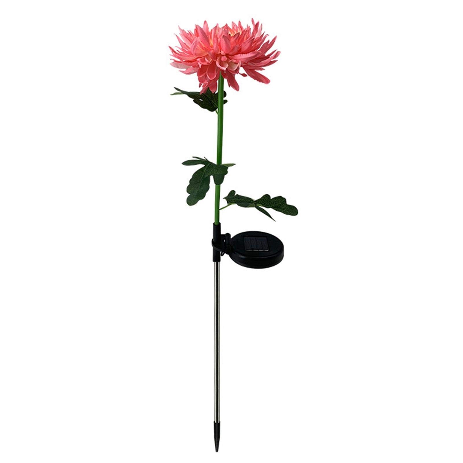 Chrysanthemum à énergie solaire lampe autonome étanche pour parterre de fleurs