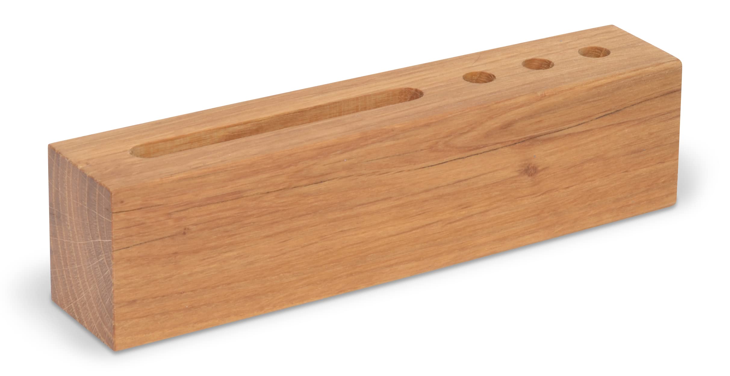 Natuhr Visitenkartenhalter Robert - Massivholz Organizer Für Schreibtisch