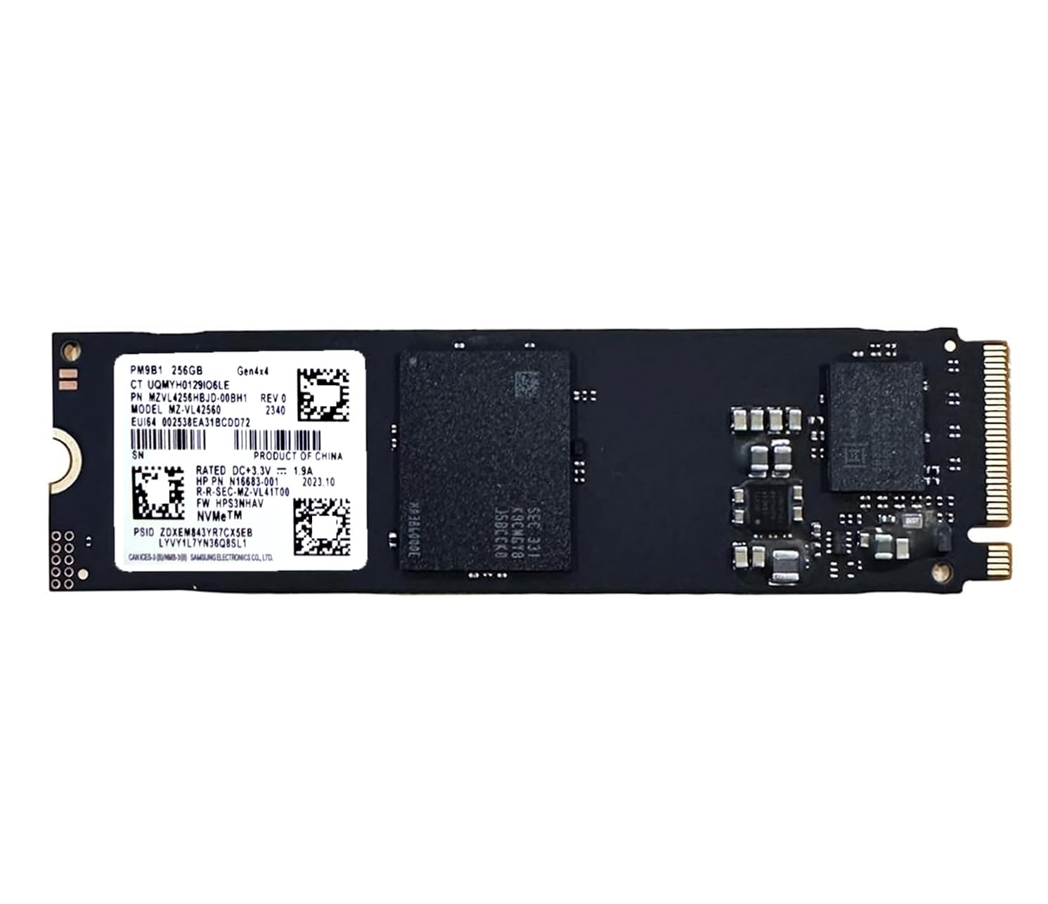 Amazon | Samsung PM9B1 256GB NVMe SSD、M.2 2280 PCIe Gen4 x4、M
