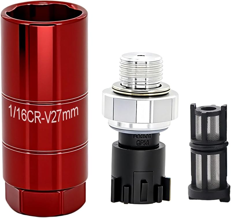 Sensor de pressão do óleo A ABIGAIL PS690 12673134 com soquete vermelho para Chevy e GMC