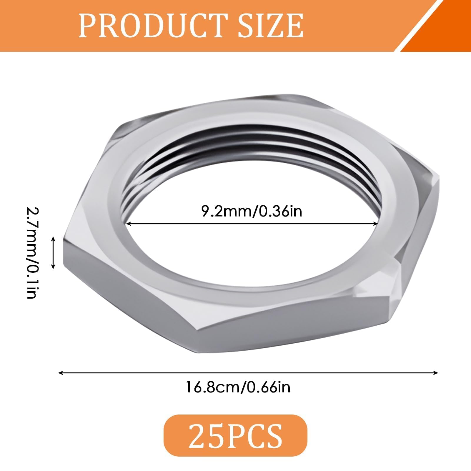 25 pezzi Dado esagonale M10x1 SW12 H.3mm, Zincati, Ultra Piatti con Filettatura Fine ISO DIN 13-5, per Applicazioni in Spazi Ristretti e Industria della Luc