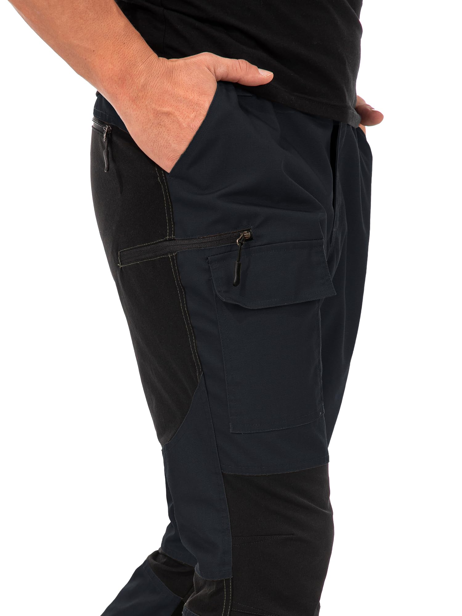 yeyity Pantaloni da trekking da uomo per attività all'aria aperta, robusti, traspiranti, durevoli, tattici, da lavoro, per attività all'aperto e lavori all'aperto