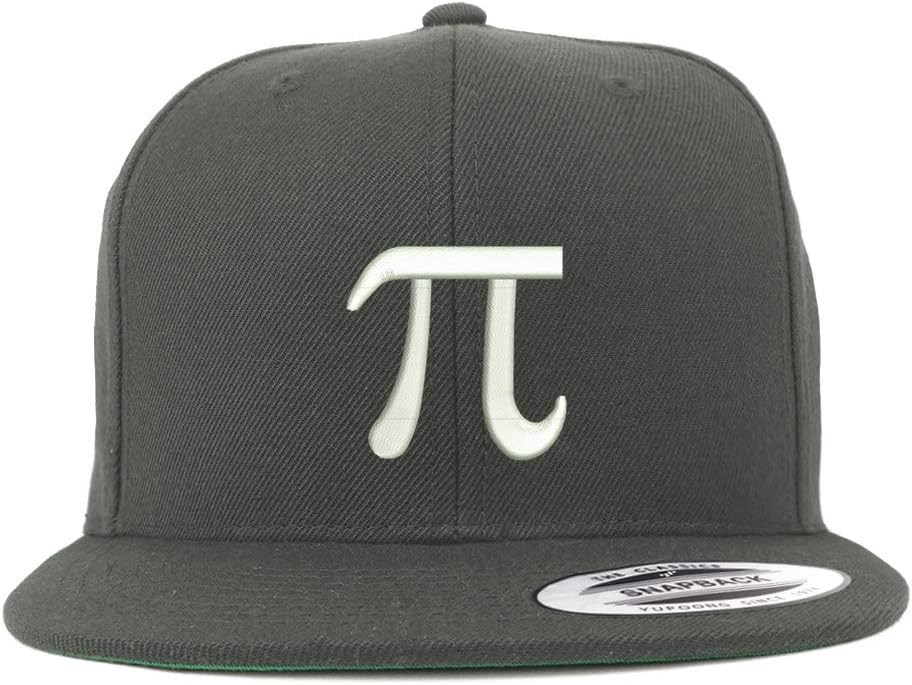 Trendy Apparel Shop Pi Day Symbol Structured Flatbill Snapback Cap