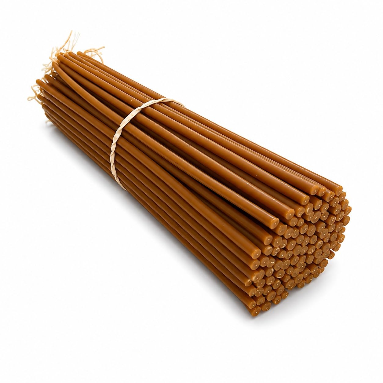 Lot de 100 bougies parfumées au miel de qualité église – Bougies traditionnelles sans fumée à combustion longue durée pour autel, prière, méditation, rituels de la Terre Sainte Bethléem