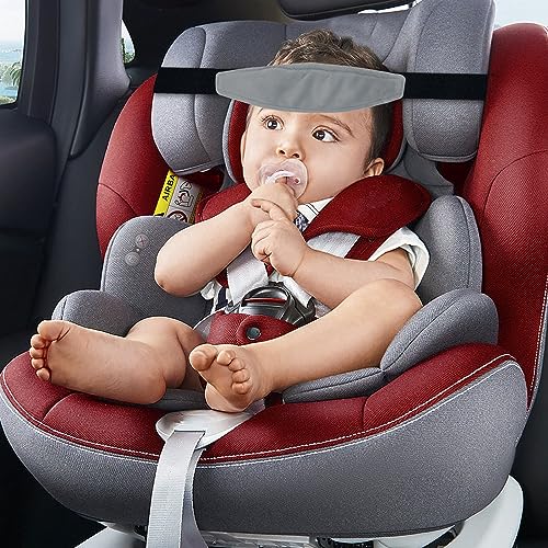 3 piezas soporte de cabeza para asiento de bebé gris miniatura 7