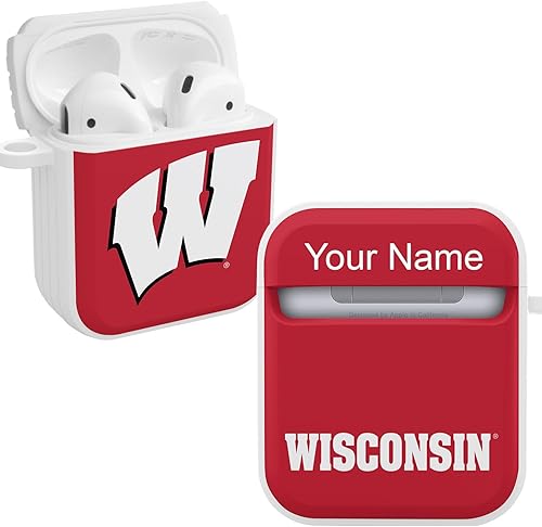 Miniatura 11 de AFFINITY BANDS Wisconsin Badgers Camo HDX - Funda compatible con Apple AirPods Pro