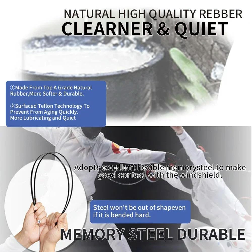 Escobillas limpiaparabrisas Delanteras y traseras, 3 Piezas, cepillos de Goma para Lluvia, Accesorios para Parabrisas y Ventanas para MG4 EV EH32 2022 2023 2024 2025