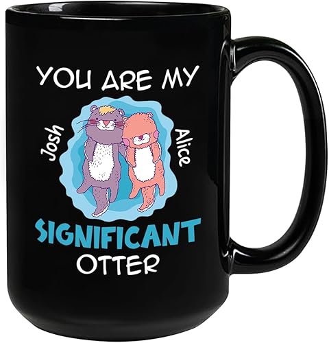 Miniatura 8 de Tazas personalizadas con nombres de pareja, regalo para marido y esposa, I Met You I Liked You I Love You I Keeping You Forever Your Cups, Taza de