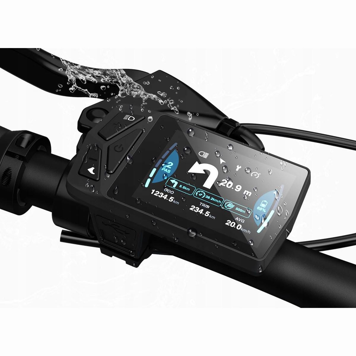 ADO E-Bike Air20Pro, Electric Bikes,klapprad e-Bike,Riemenantrieb,Pedelec 20 Zoll, 2 Gang, ADO Smart APP,BAFANG Bürstenloser Motor,2,4-Zoll-IPS-Display,ebike Damen/Herren