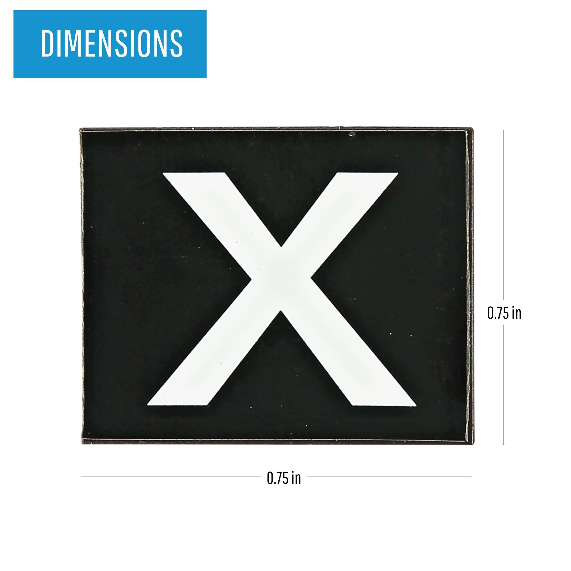 MasterVision Set of Letters, Numbers and Symbols, Magnetic, 3/4