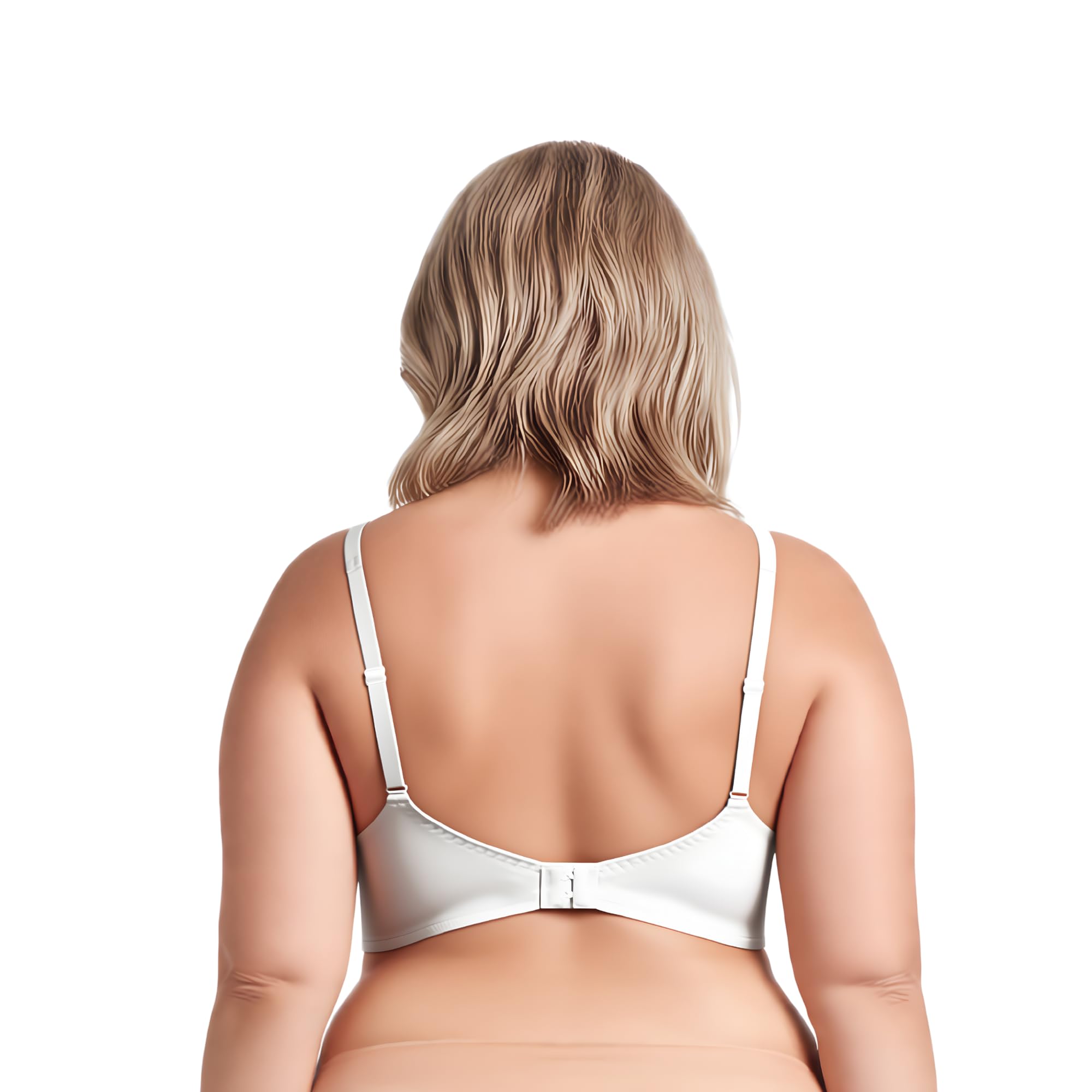 Curve Muse Grande Taille Minimiseur À Armatures Soutiens-Gorge Non doublés avec Dentelle à Broder - Paquet de 3