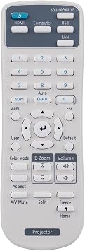 219863500 Replace Remote Control Compatible with Epson Projector EX9240