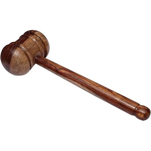 GRDJ - Premium Wooden Cricket Bat Mallet/Sheesham Wood/Cricket Bat Knocking Mallet/Double Sided