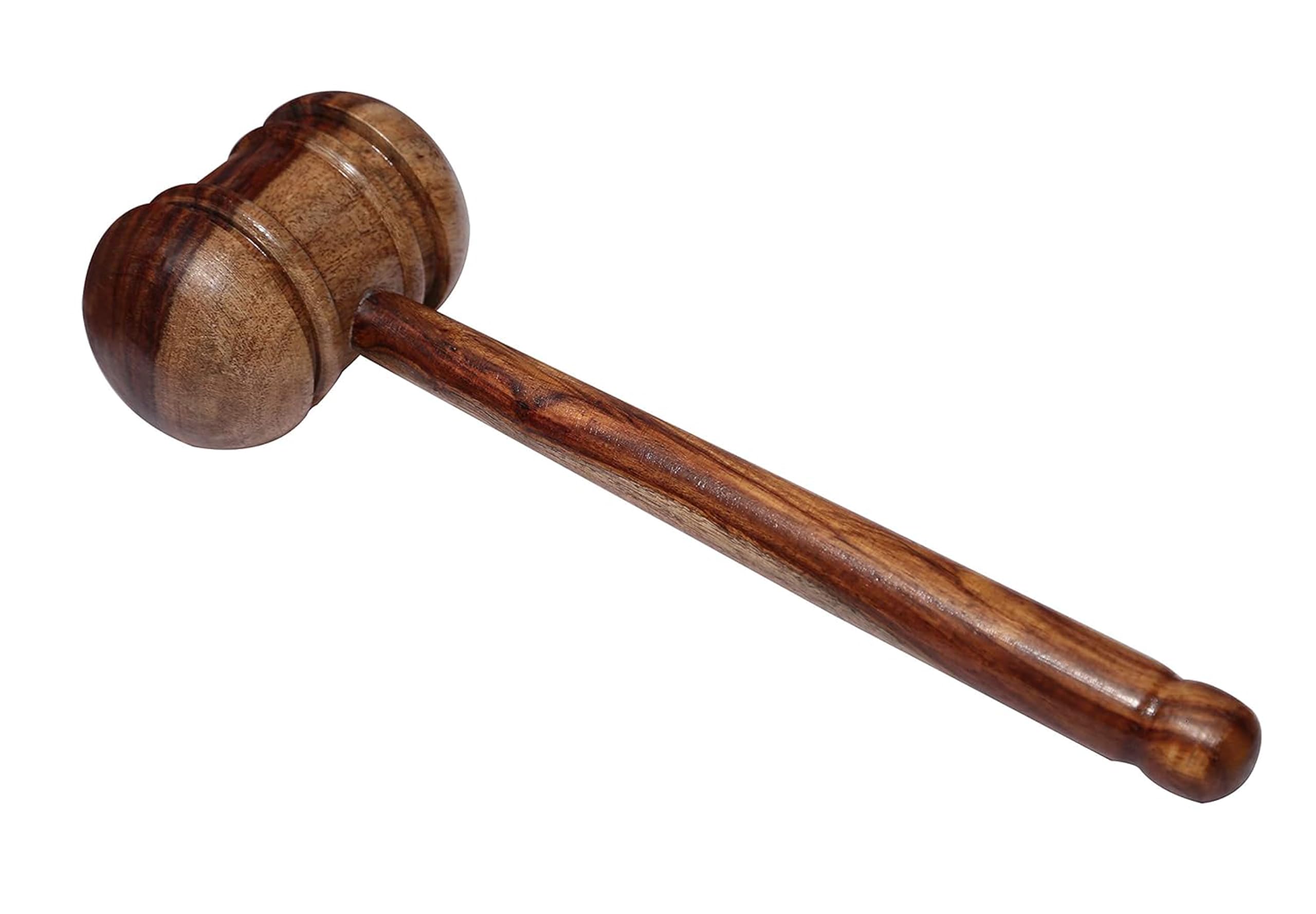 GRDJ - Premium Wooden Cricket Bat Mallet/Sheesham Wood/Cricket Bat Knocking Mallet/Double Sided