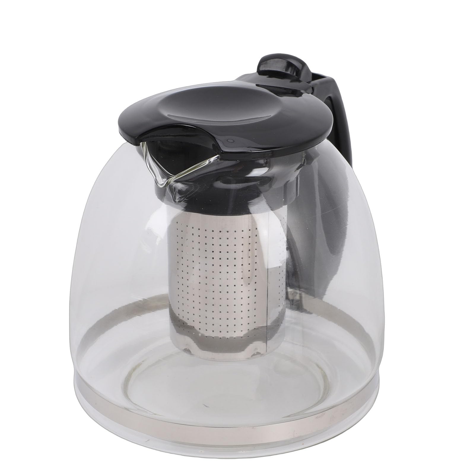 Macchina per tè Turco Elettrica 2000 W, Bollitore in Vetro Borosilicato con Infusore in Acciaio Inossidabile, 2 L e 0,8 L (Spina europea)